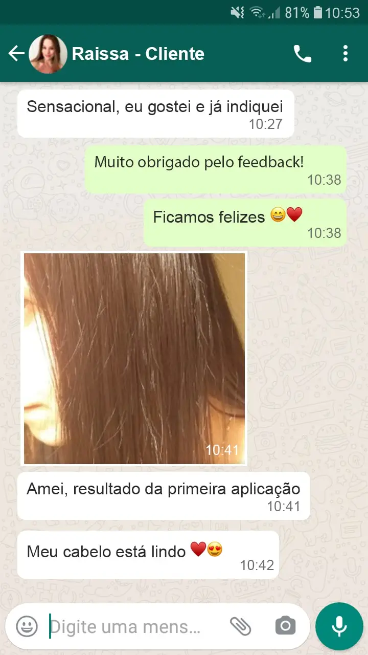 Antes e depois Luciana — Hidraliso
