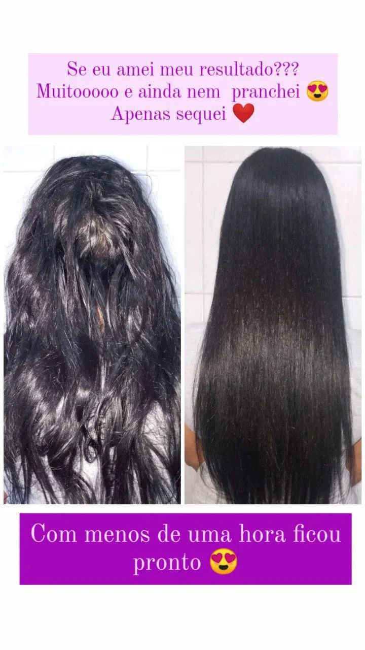 Resultado Hidraliso — antes e depois sem prancha